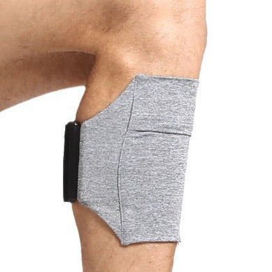 Adjustable size phone leg bag elastic magic lifting elastic band sports bag close fitting and non shaking one size fits all phone bag - Korvel