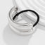 Retro double-layer curved elastic hair accessory Hairpin irregular temperament hair - Korvel