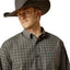 Ariat Men's Pro Series Plaid Shirt - Black & Blue - Korvel