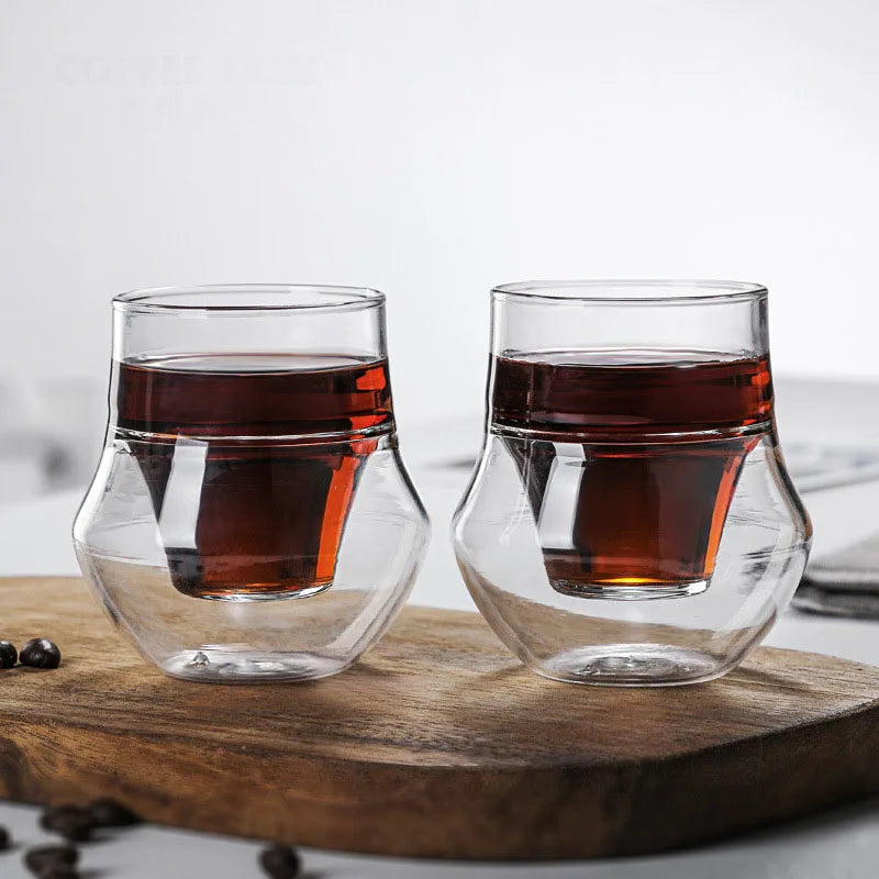 Double-Layer Insulated Coffee Cup - 120ml