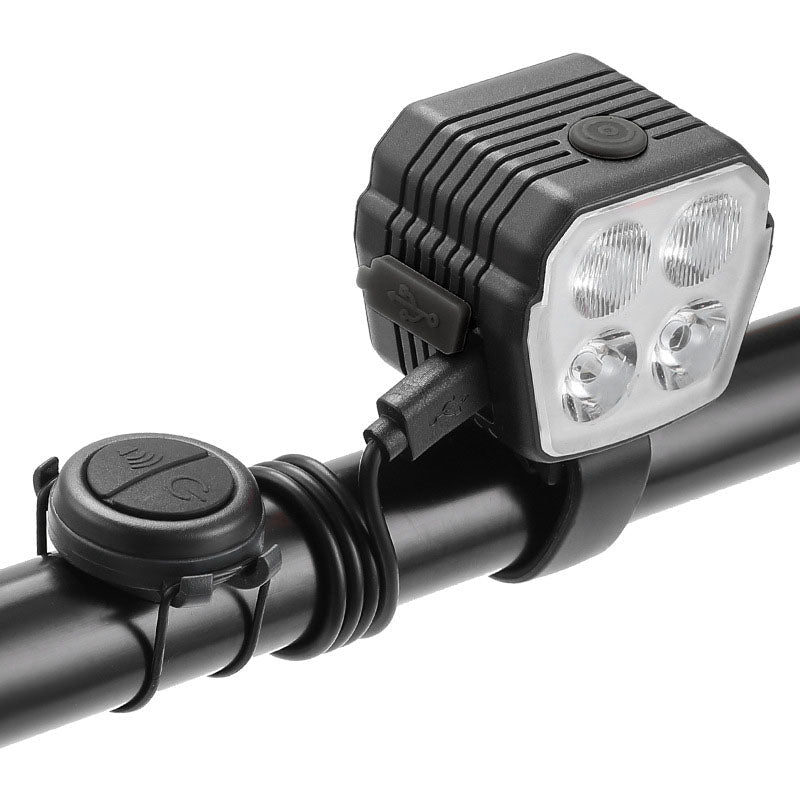 2-in-1 Bike Horn and High-Intensity Headlight