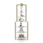 6-story corner open bookshelf, modern bookshelf, wooden frame, independent bookshelf unit, - Korvel