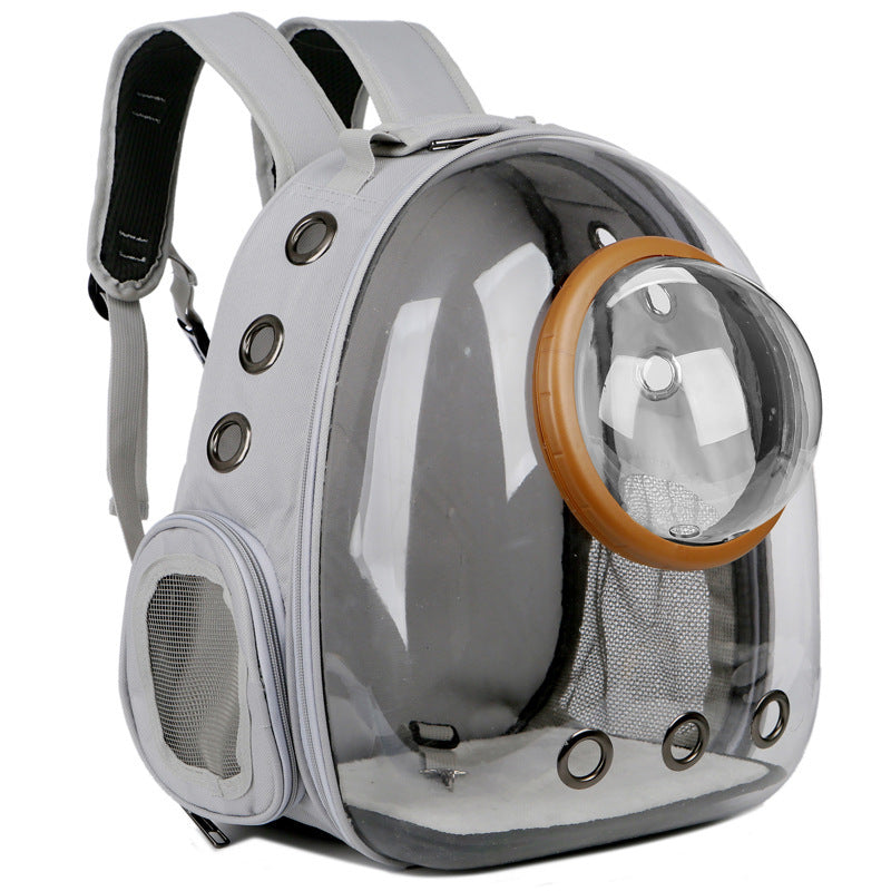 Cat Bag Panoramic Space Capsule Space Bag Pet Bag Portable Backpack Porous Breathable And Light Proof Expandable Cat Bag - Korvel