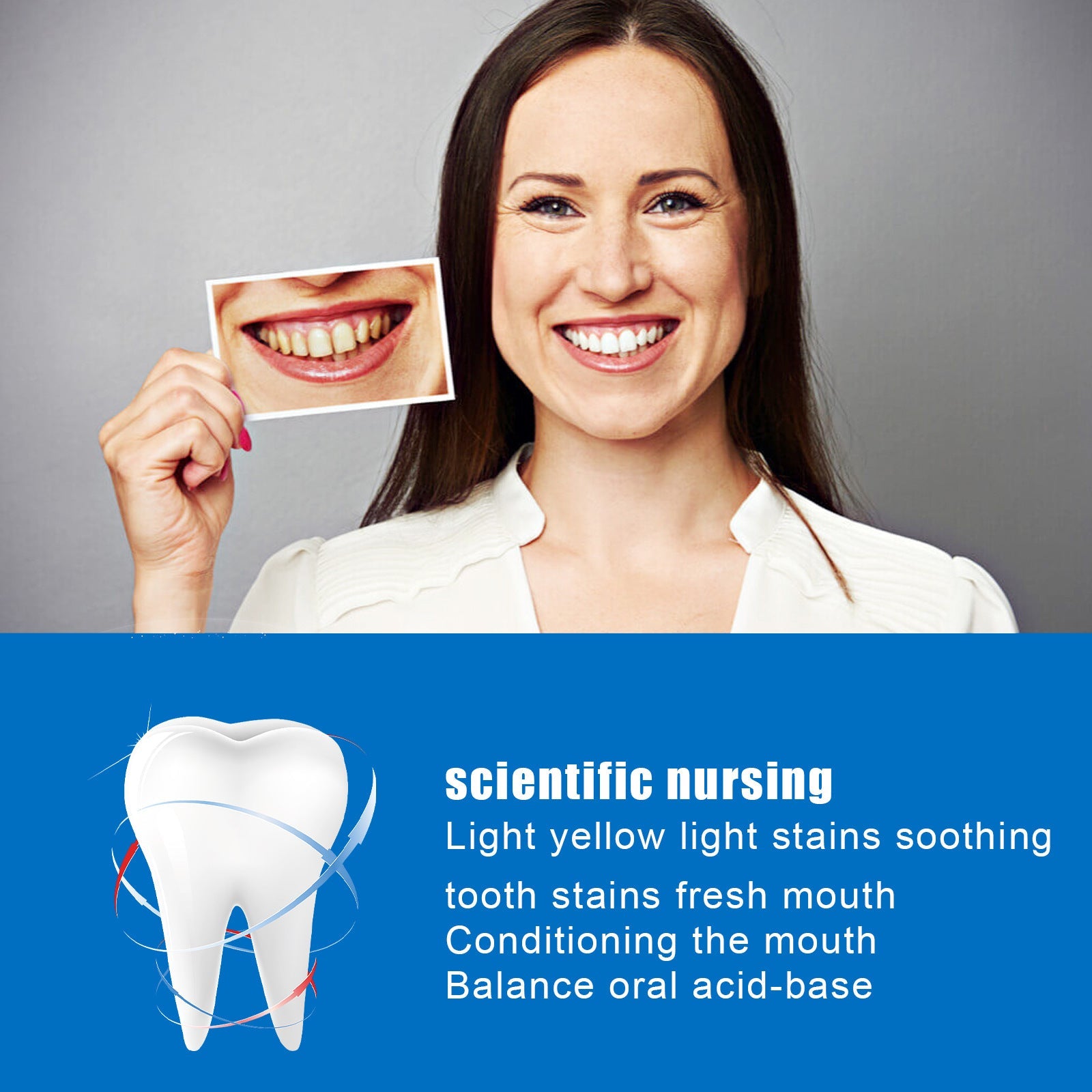 Teeth Whitening Essence, Improve Yellow Teeth Clean Teeth Stains Tartar Plaque Beautify Teeth Liquid - Korvel