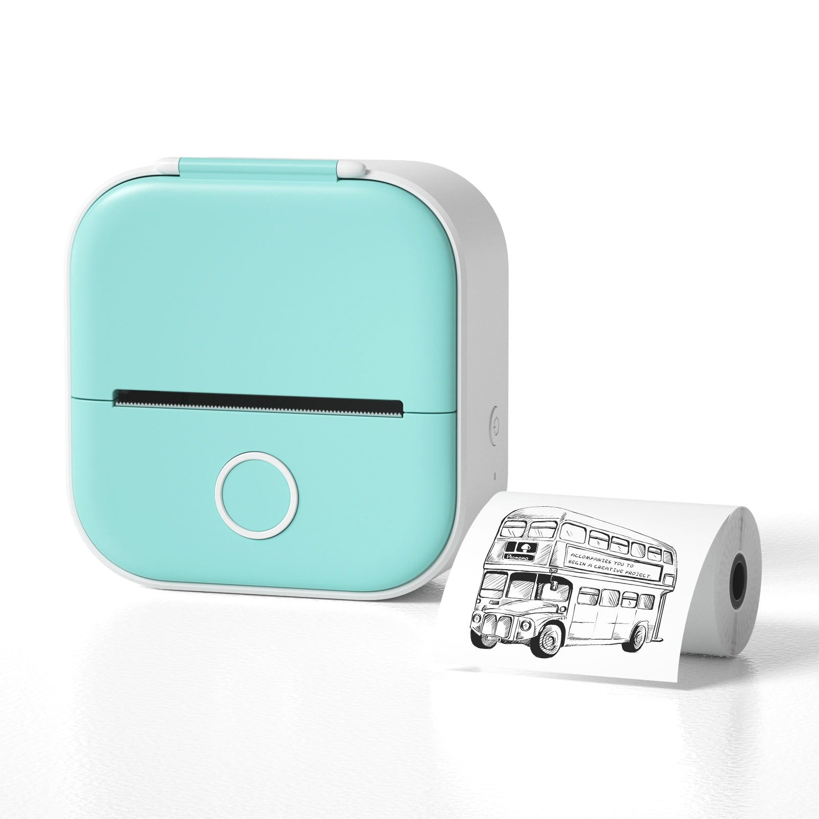 Phomemo Portable Mini Thermal Printer T02 Mini Pocket Label Printer DIY Self-adhesive Sticker Label Machine Various Label Paper - Korvel