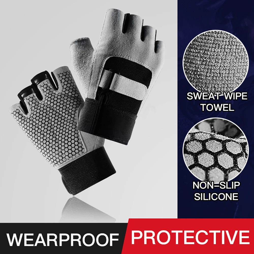 Gants de musculation premium pour hommes et femmes - Design anti-glisse