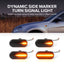 Luces de señal de giro de marcador lateral LED dinámicas para VW y Ford