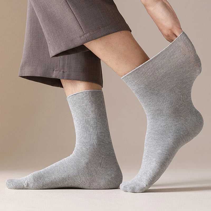 Pure cotton socks with loose cuffs for men and women - Korvel