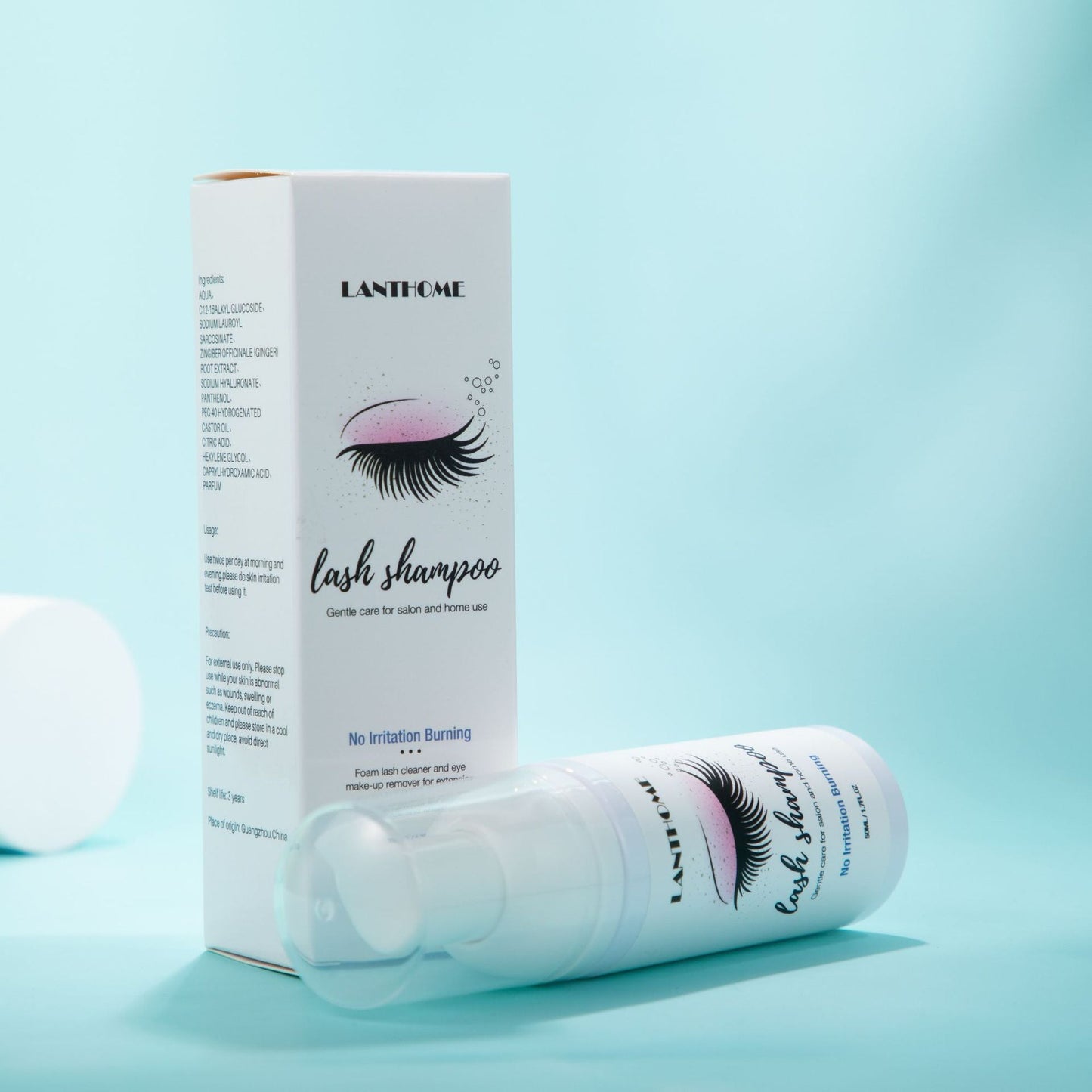 Lian Biquan Eyelash Shampoo Mousse for Gentle Cleansing