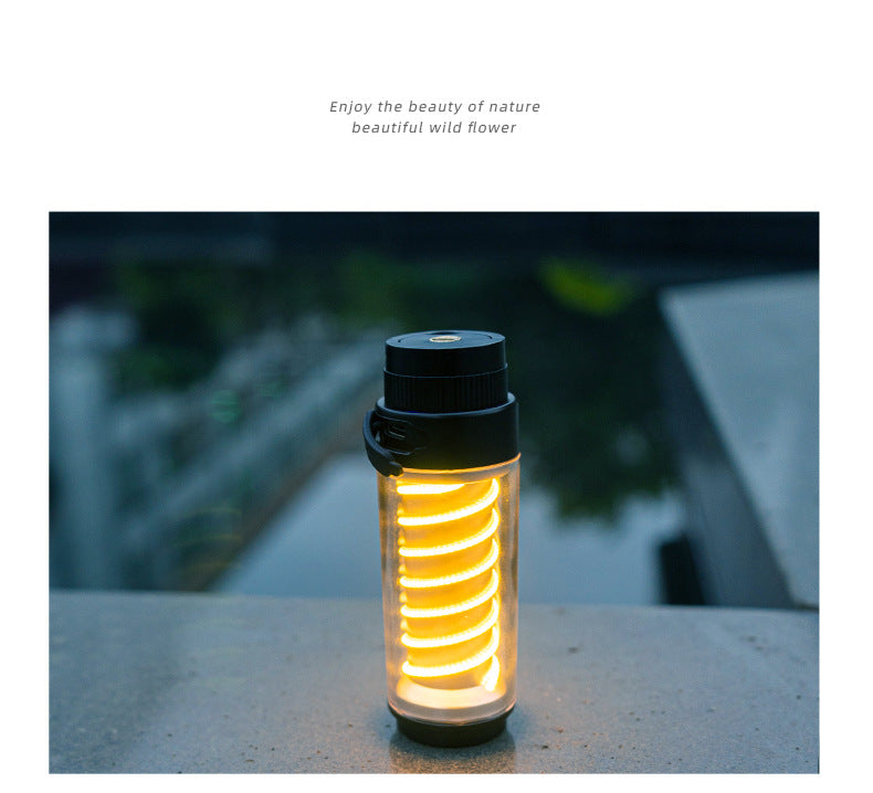 Lampe de camping portable pour extérieur avec trépied