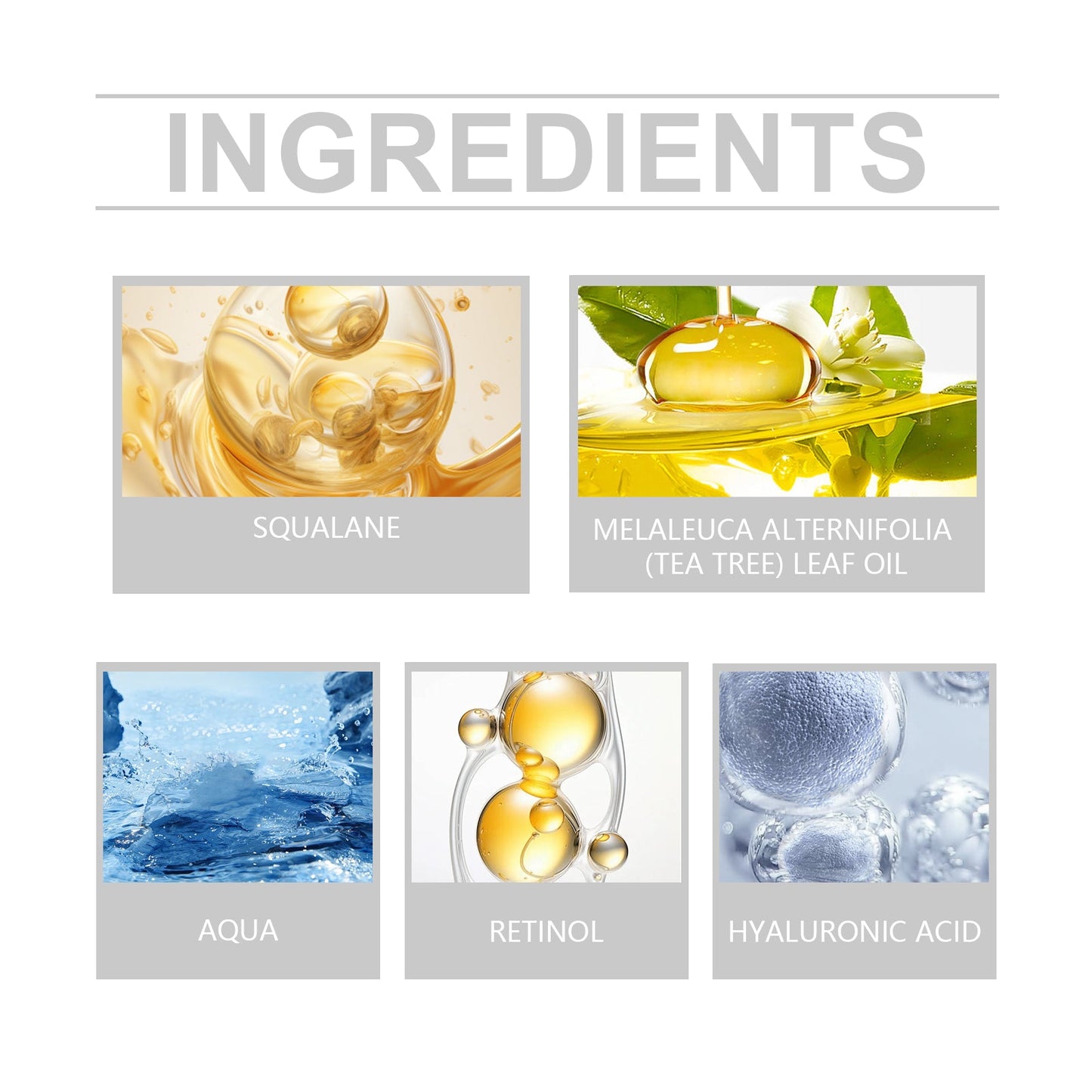 Retinol Squalane Essence Hydrates Facial Skin Hydrates Tender Skin Hydrating Skin Care Essence - Korvel