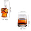 The Wine Savant Middle Finger Decanter Novelty Whiskey & Wine Decanter Set - Korvel