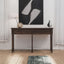 TREXM Espresso Console Table with Storage Drawers