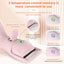 Electric eyelash curler three temperature rechargeable eyelash curler portable compact heating eyelash curler - Korvel