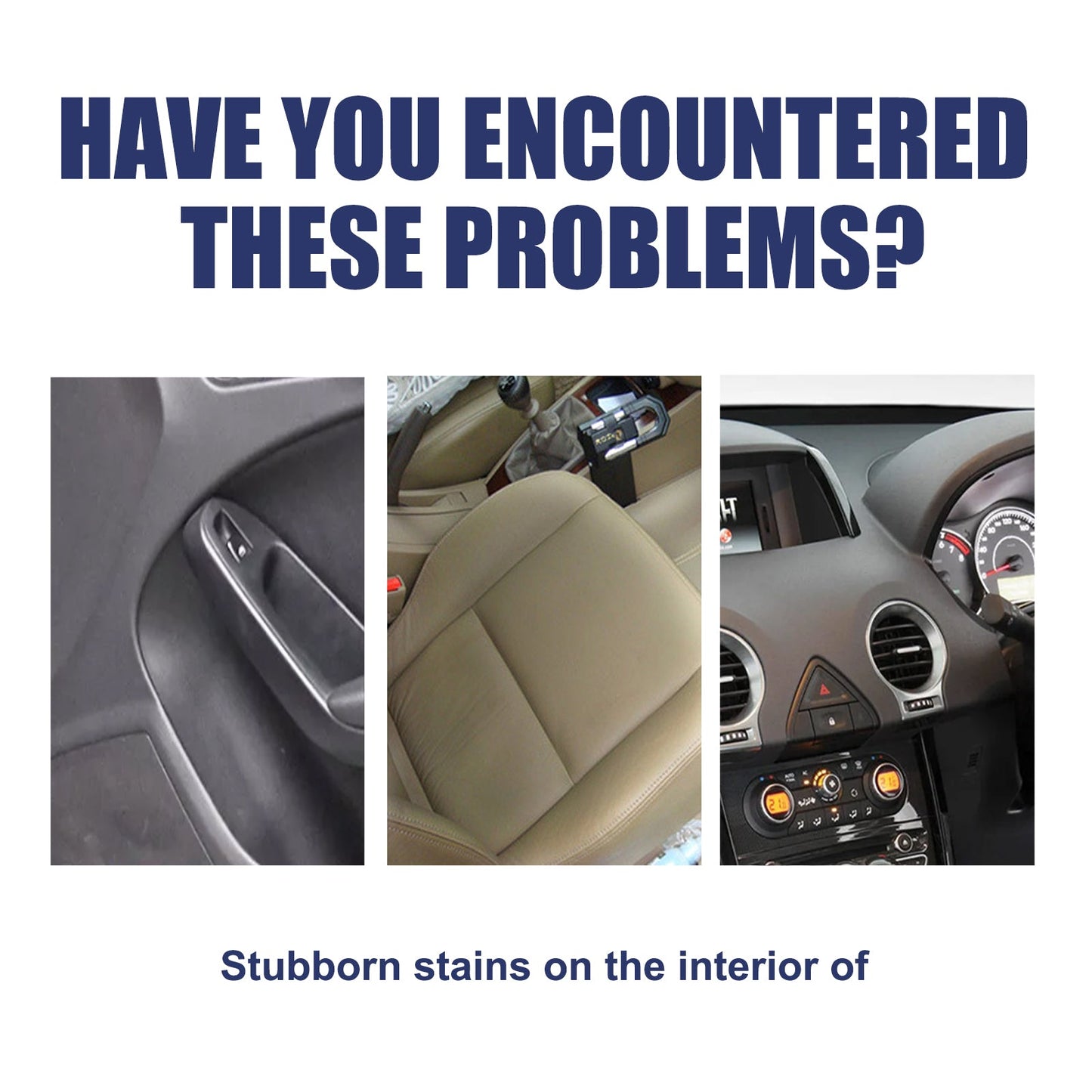 Car Stain Remover, Interior Seat Instrument Panel Cleaning Quick Decontamination Maintenance Refurbishment - Korvel