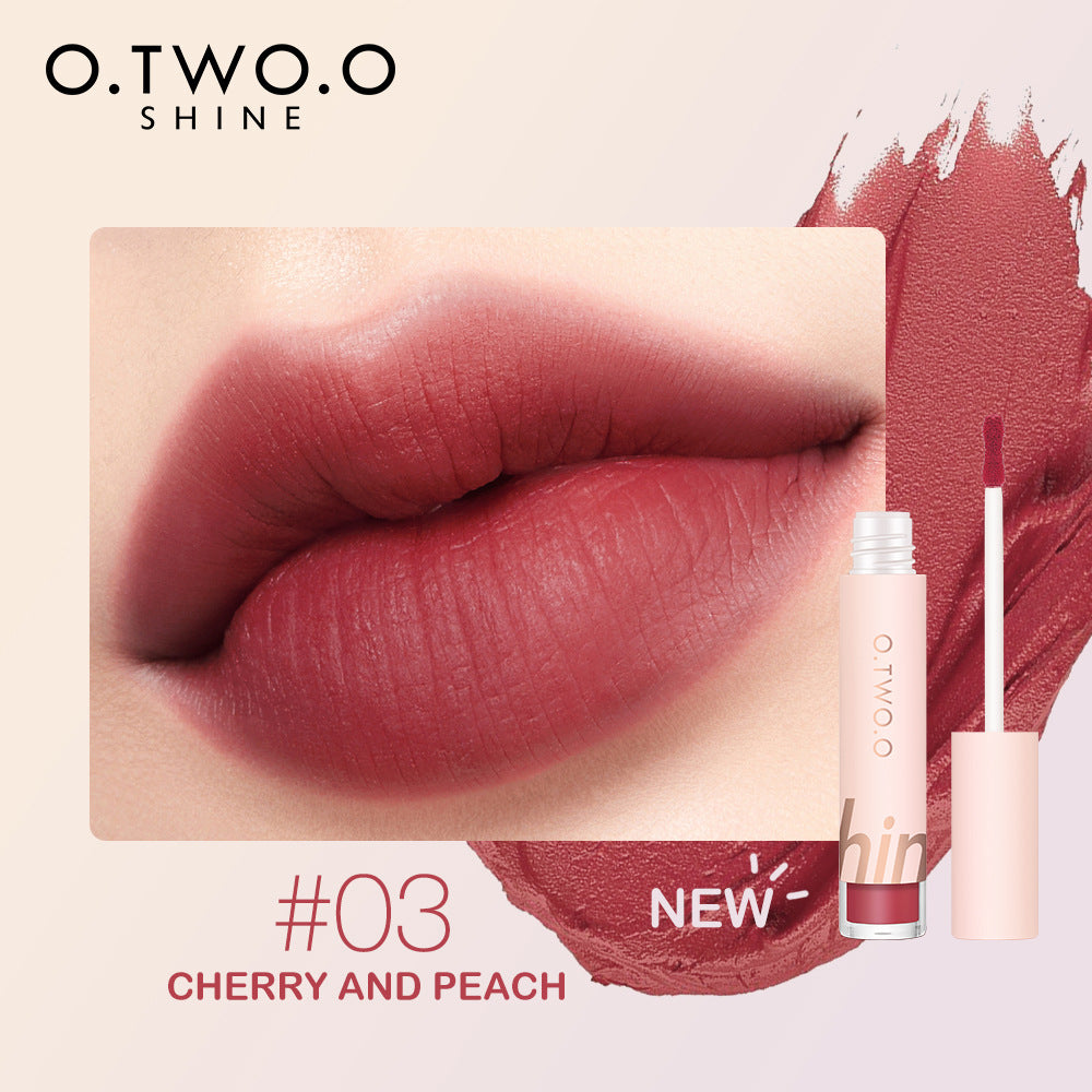 Soft Velvet Mist First Love Lip Slime Blush Eyeshadow Can Be Used For Three Velvet Non-Stick Cups Do Not Lose Color SE001 - Korvel