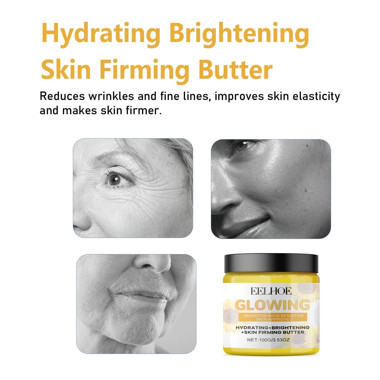 Turmeric Skin Care Set Hydrating Moisturizing Cleanser Refreshing Oil Control Subtle Lines Nourishing Cleansing Set - Korvel