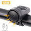 Bicycle Electric Bell Bike USB Charging Horn MTB Mountain Bike Warning Safety Ring Waterproof Bell Cycling Accessories - Korvel