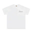 Niche High Street Floral Letter Print Short Sleeve T-Shirt INS Trendy American Summer Men's Casual Crew Neck Half Sleeve - Korvel