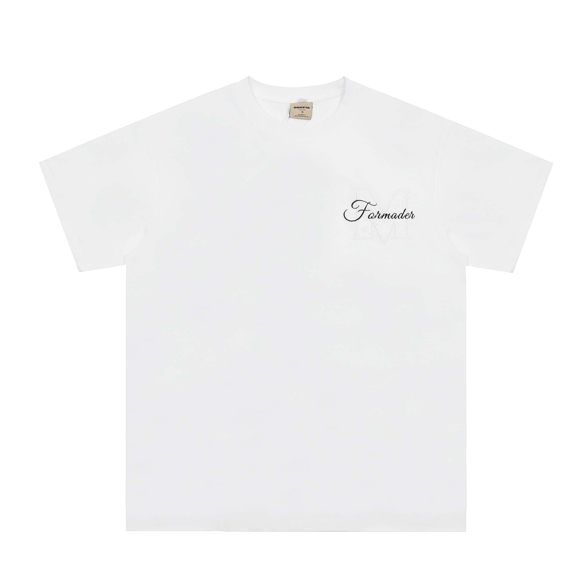 Niche High Street Floral Letter Print Short Sleeve T-Shirt INS Trendy American Summer Men's Casual Crew Neck Half Sleeve - Korvel