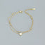 925 Sterling Silver Double Layer Heart-shaped Bracelet  for Women Girl Korean Style Small Fresh Summer Bracelet - Korvel
