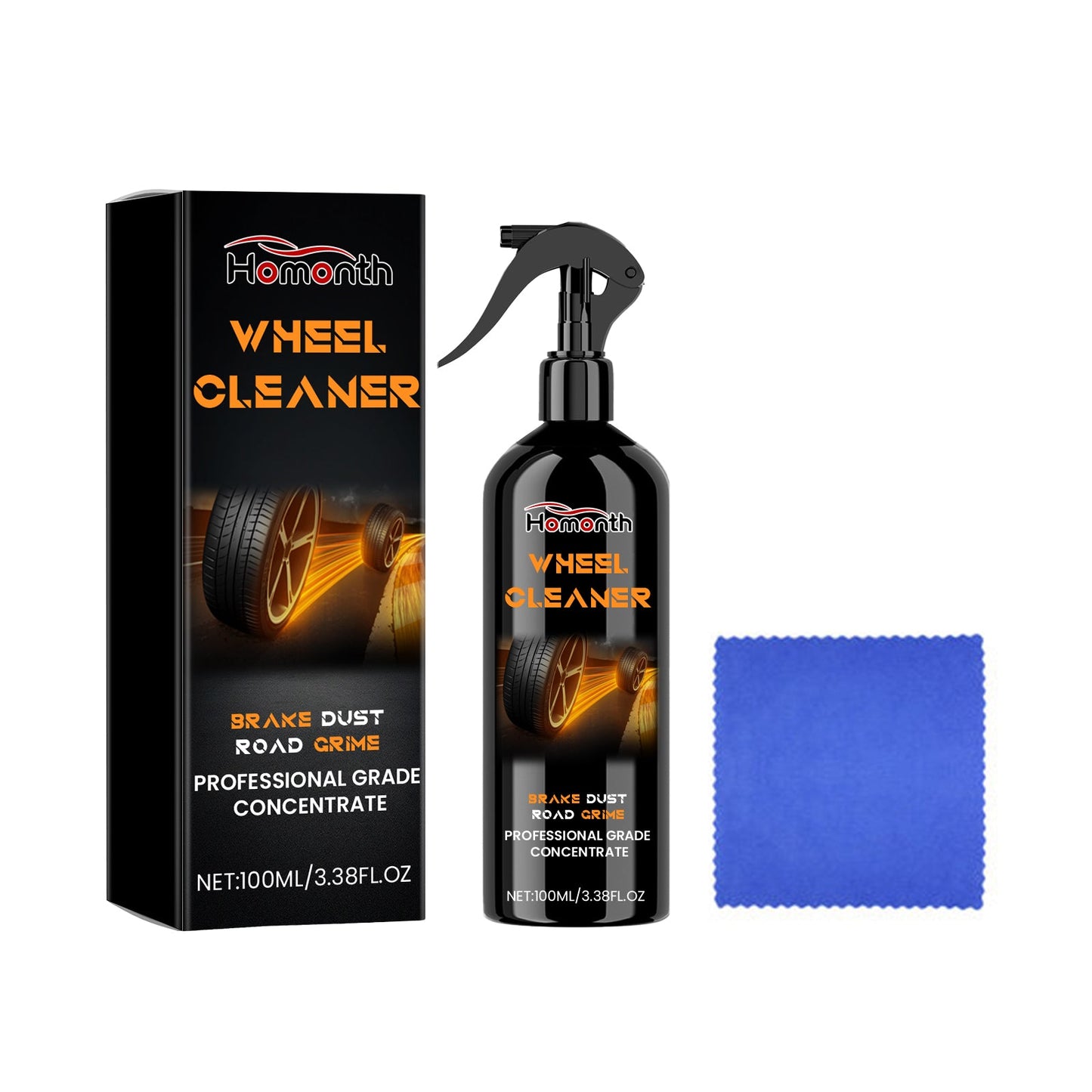 Wheel Cleaner, Clean Wheel Tires Stubborn Dirt Polishing Retreading Wheel Cleaner - Korvel