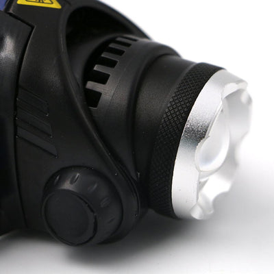 Zoomable Headlight XML T6 2000 Lumens 3 Modes LED  Zoom Focus Waterproof Use AA - Korvel