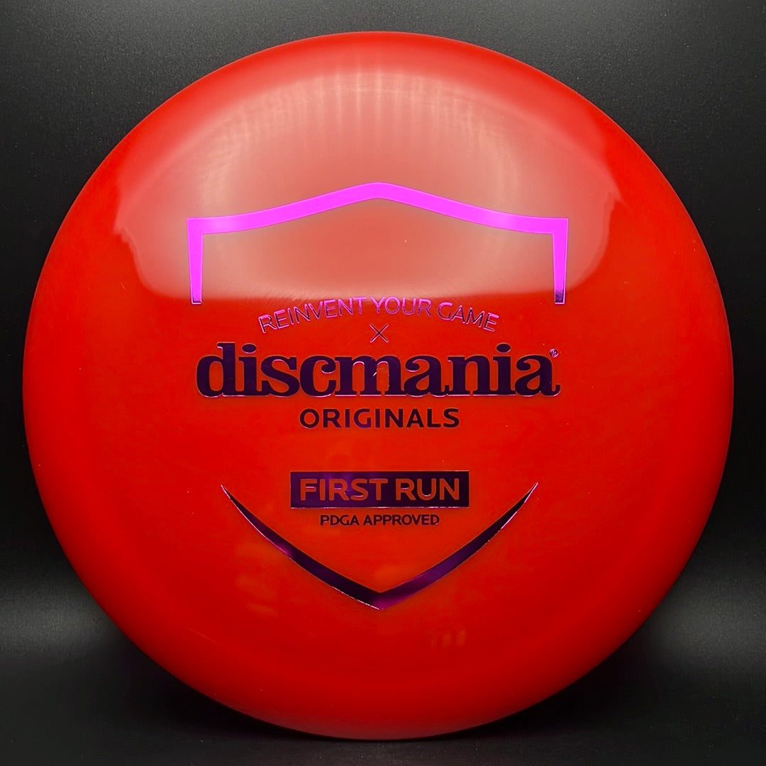 S-Line TD (First Run) - Disque de Golf Original Rouge