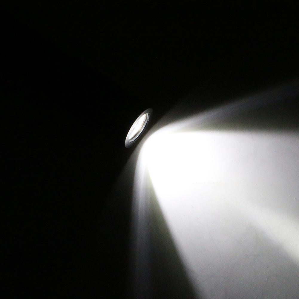 Mini Portable Aluminum LED Flashlight XPE COB Work Light Lanterna Powerful Pen Torch Lamp 4 Modes Use 14500 or AA - Korvel