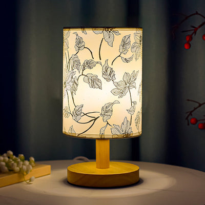 Literary desk lamp bedroom sleeping bedside lamp retro decoration residential dormitory LED night light - Korvel