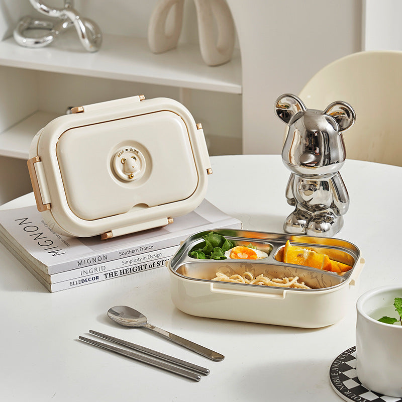 Microwaveable 304 food grade stainless steel insulated lunch box - Korvel