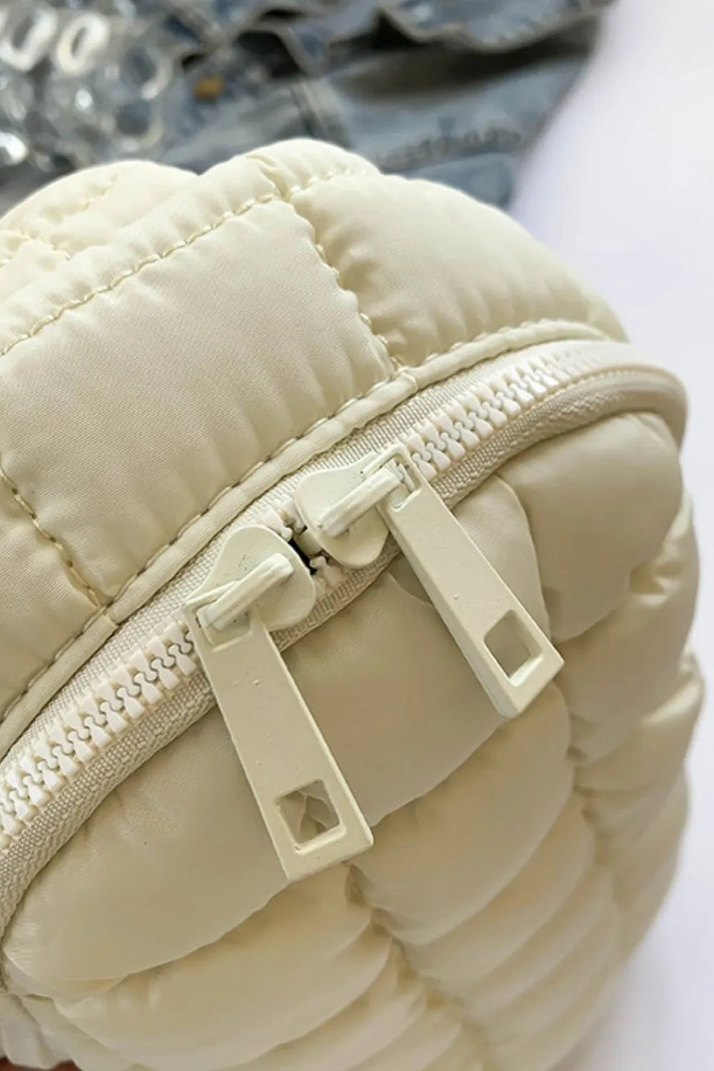 Quilted Nylon Crossbody  Bag - Korvel