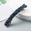 Korean Style Retro Crystal Beaded Hair Clip Simple Wild One Word Clip Female Side Clip Spring Clip Korean Hair Accessories - Korvel
