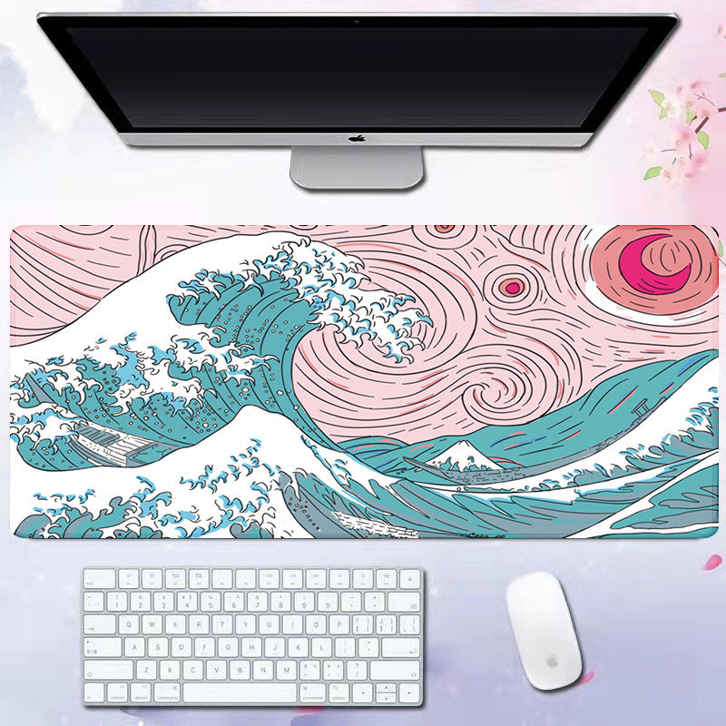 Premium Wave Mouse Pad for Enhanced Gaming Experience