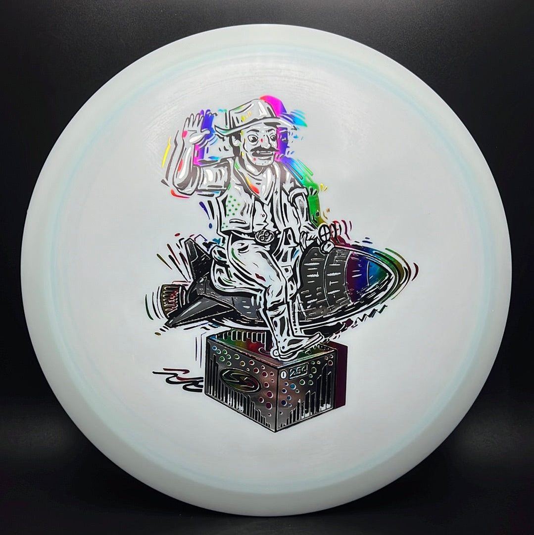 Bravo Mockingbird - Ride Em Rocket Cowboy Triple Foil Disc