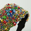 New Oversized Exaggerated Gypsophila Color Rhinestone Wide-Brimmed Headband Female Net Celebrity Fabric Personality Headwear - Korvel