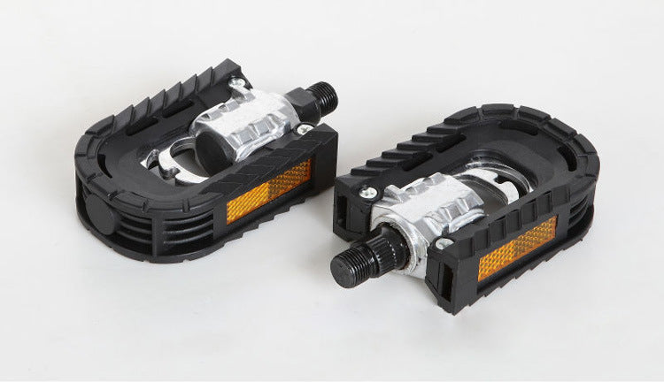 Bicycle Aluminum Alloy Foldable Pedal Mountain Bike Folding Pedal Bicycle Pedal Electric Bicycle Pedal - Korvel