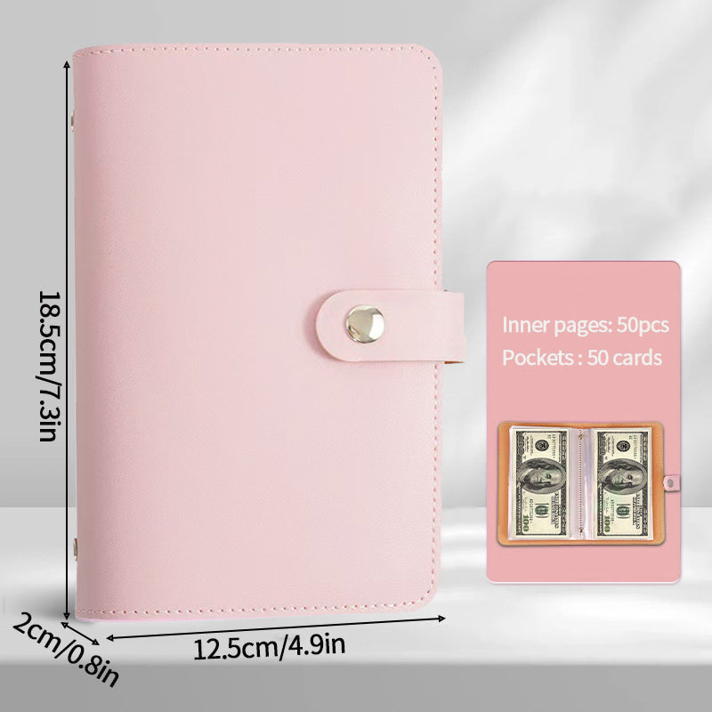 Versatile 100 - envelope savings book. Doubles as banknote album, money - saving organizer & photocard holder. Great for managin - Korvel
