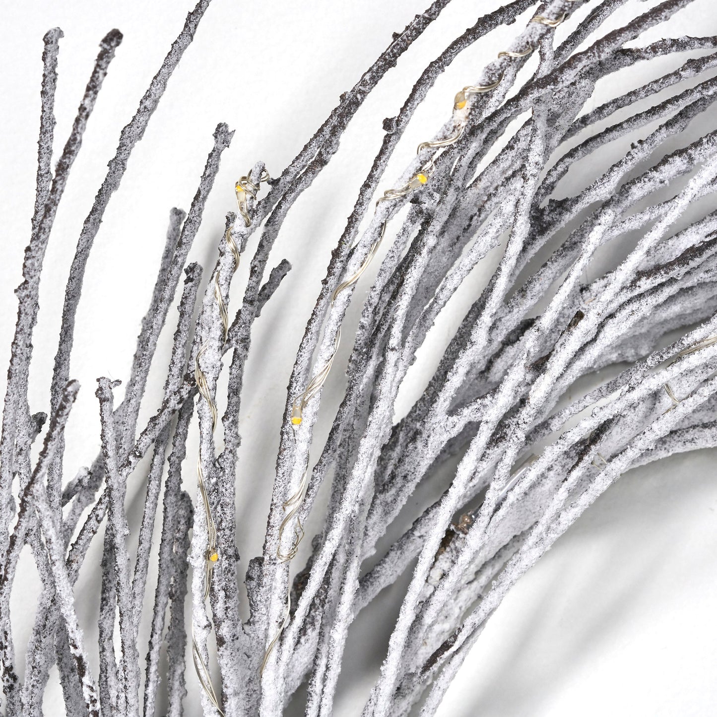 Couronne en papier de 24" avec lumières LED
