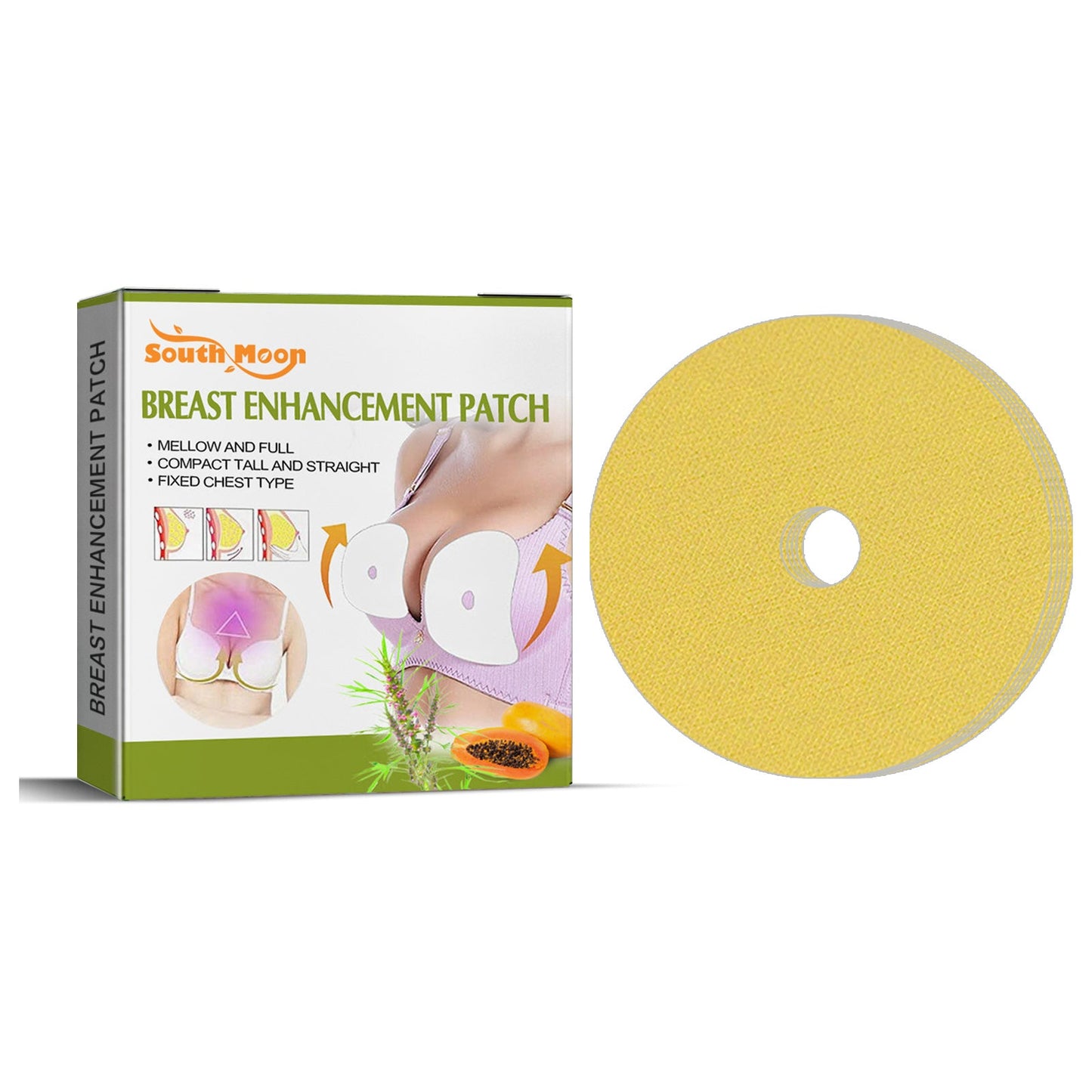 Breast Enhancement Patch, Chest Firming Anti-sagging Gather Breathable Plump Breasts Patch - Korvel