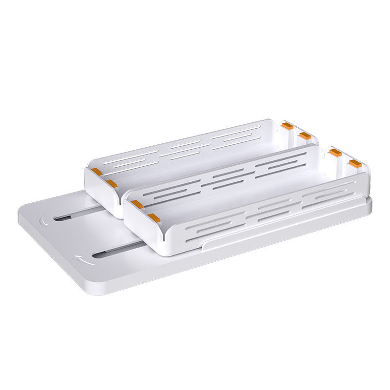 Pull out Rotating Spice Rack Organizer for Cabinet Rotate Makeup Organizer Slide Bottle Box Holder Plastic Seasoning Spice Rack - Korvel