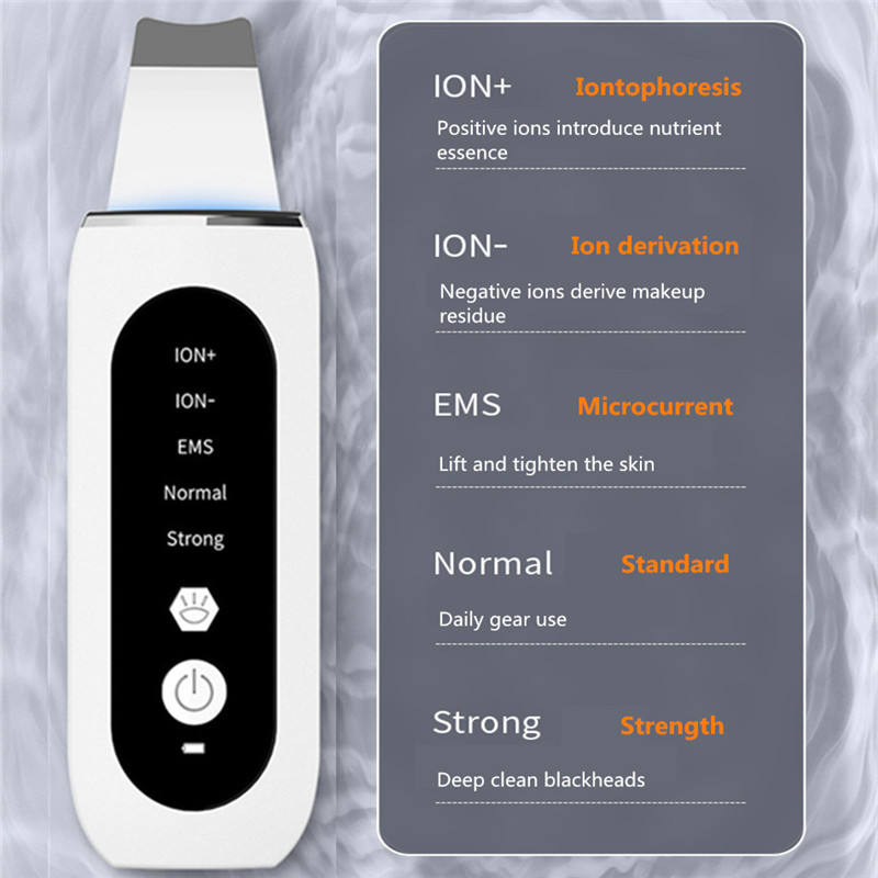 Premium Ultrasonic Skin Scrubber for Deep Cleansing