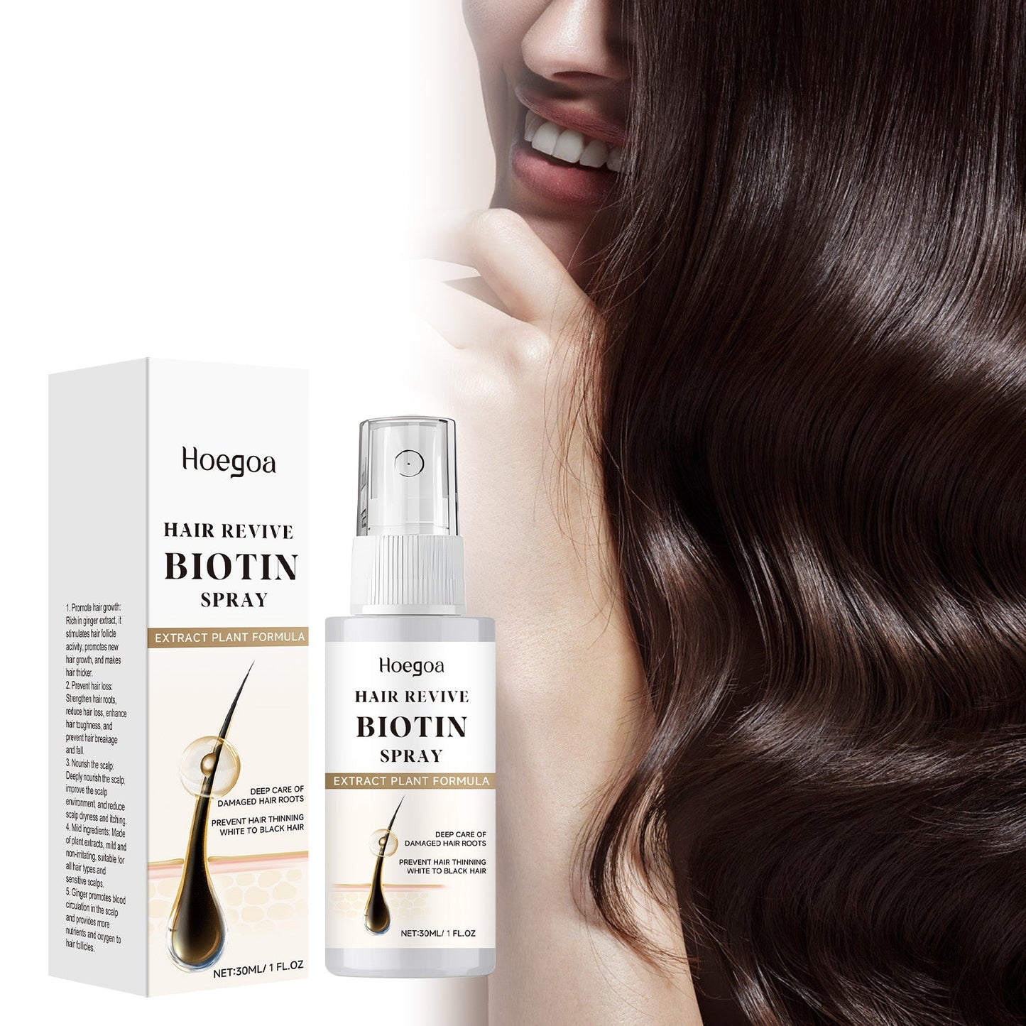 Hair Care Spray Herbal Ingredients Gently Nourishes Hair, Softens And Brightens Hair Care Spray - Korvel