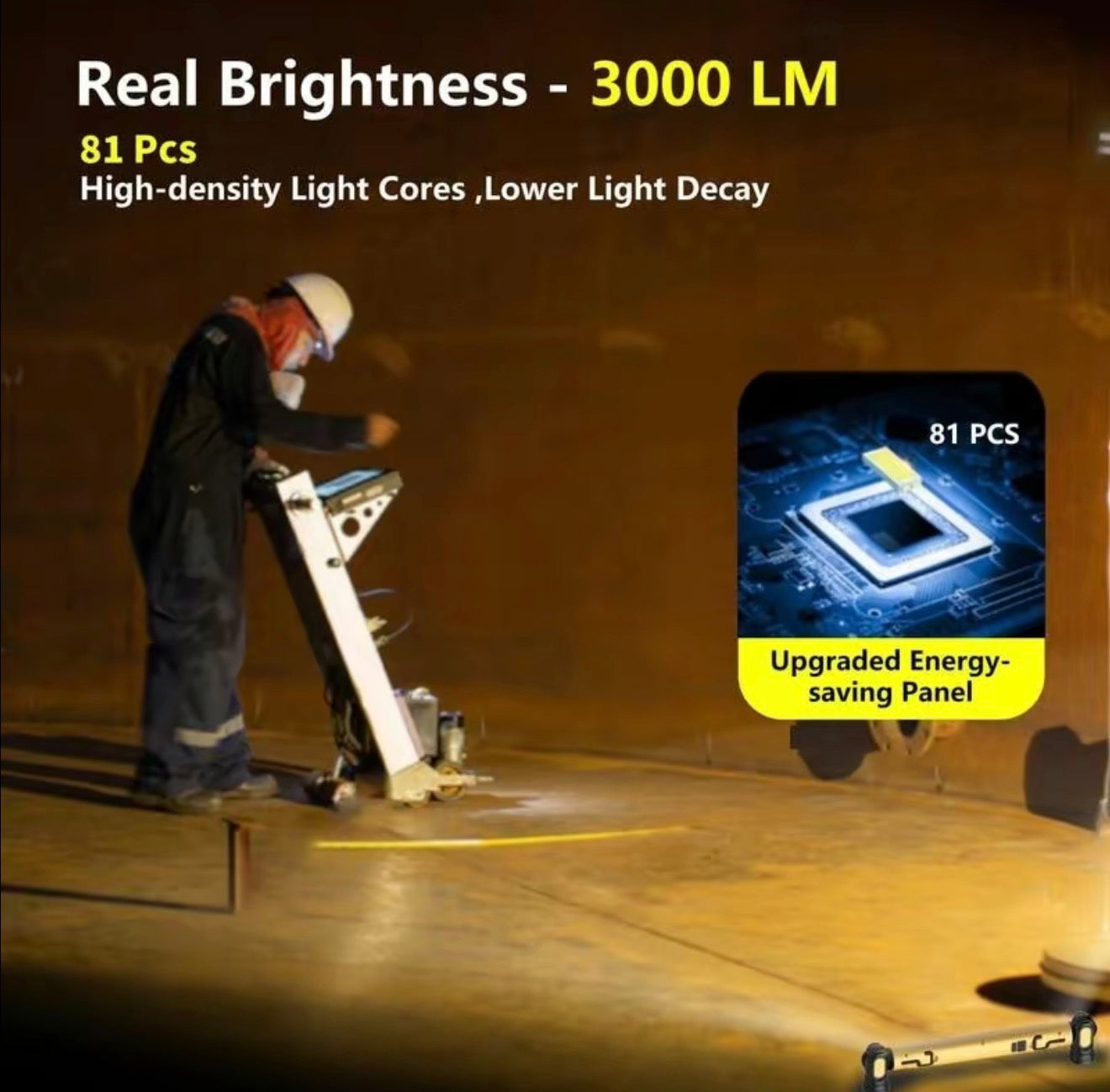 HoodFlex LED Light Bar - Premium Work Light