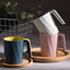 Creative Simple Mouthwash Cup INS Striped Non-Slip Water Cup Double-Layer Plastic Handle Thread Couple Mouthwash Toothbrush Cup - Korvel