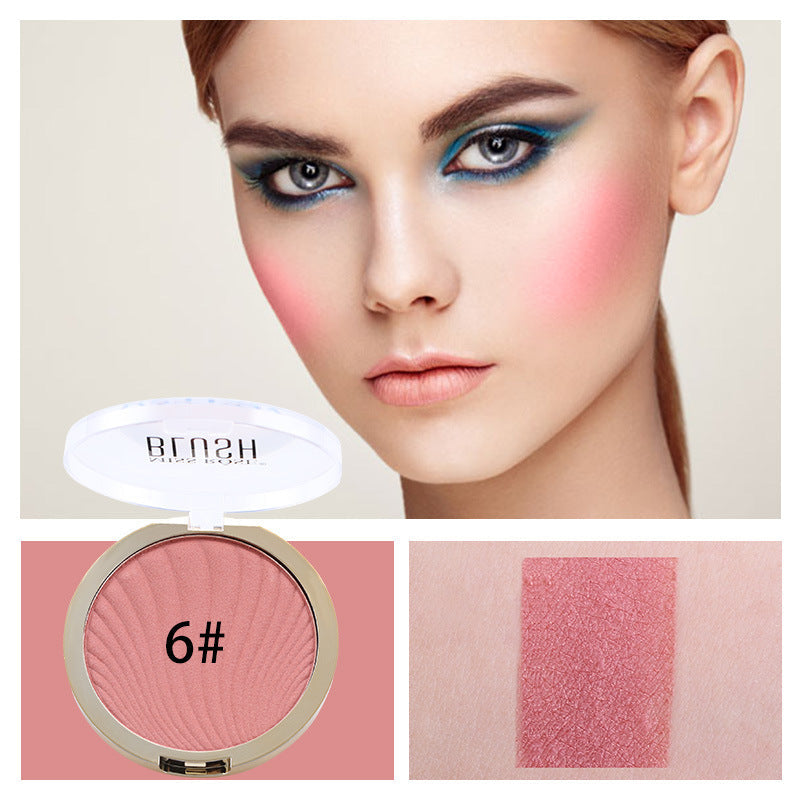 MISSROSE Six-Color Matte Highlighter Blush Palette