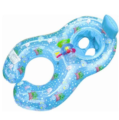 Anillo de natación premium madre-hijo para días divertidos en la piscina