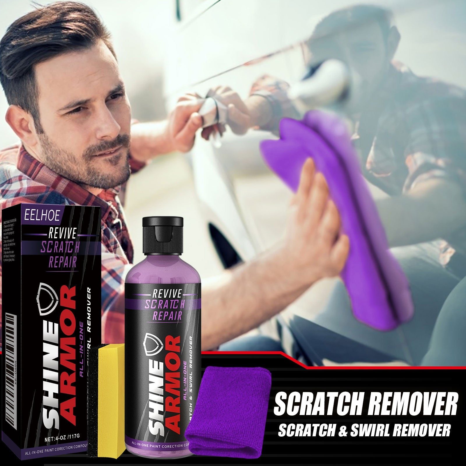 Automotive Scratch Free Repair Liquid Finish Repair Scratch Removal Beauty Maintenance Polish - Korvel