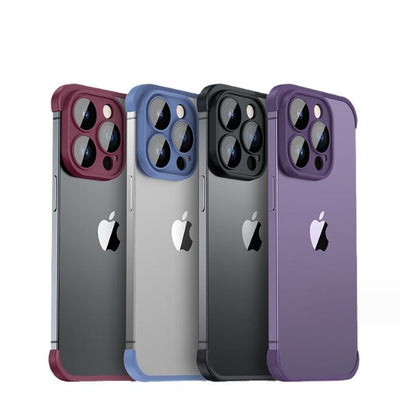 Luxury With Lens Protector Corner Pad Soft Silicone Case For iPhone 15 14 Pro Max Shockproof Phone Cover For iPhone 15 12 13 14 - Korvel