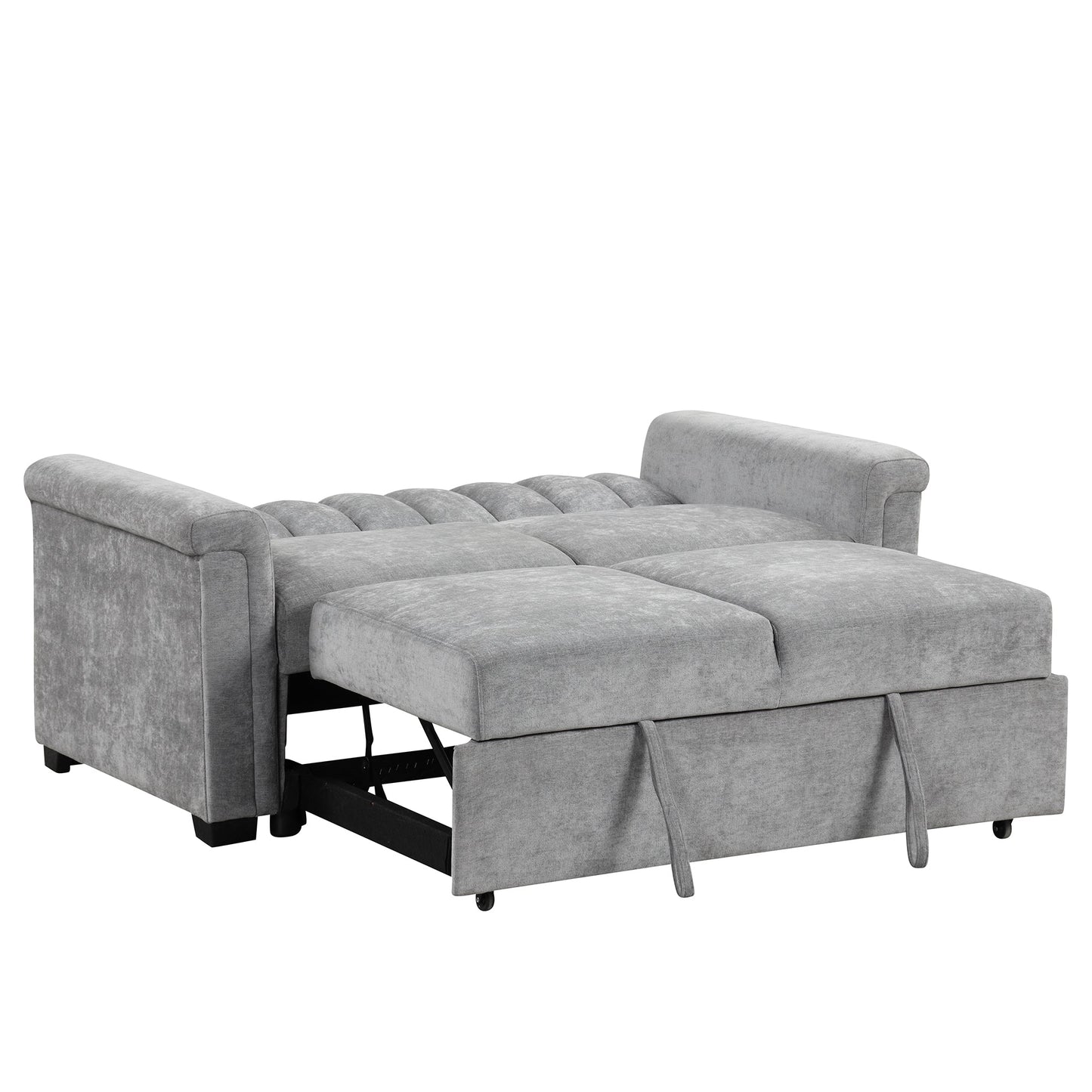 U_STYLE Convertible Soft Cushion Sofa Pull Bed ,for Two People to Sit On - Korvel